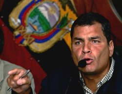 Rafael Correa -Presidente del Ecuador