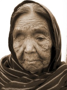 Doña Ignacia Sanchez Botello, en Morelia, México.